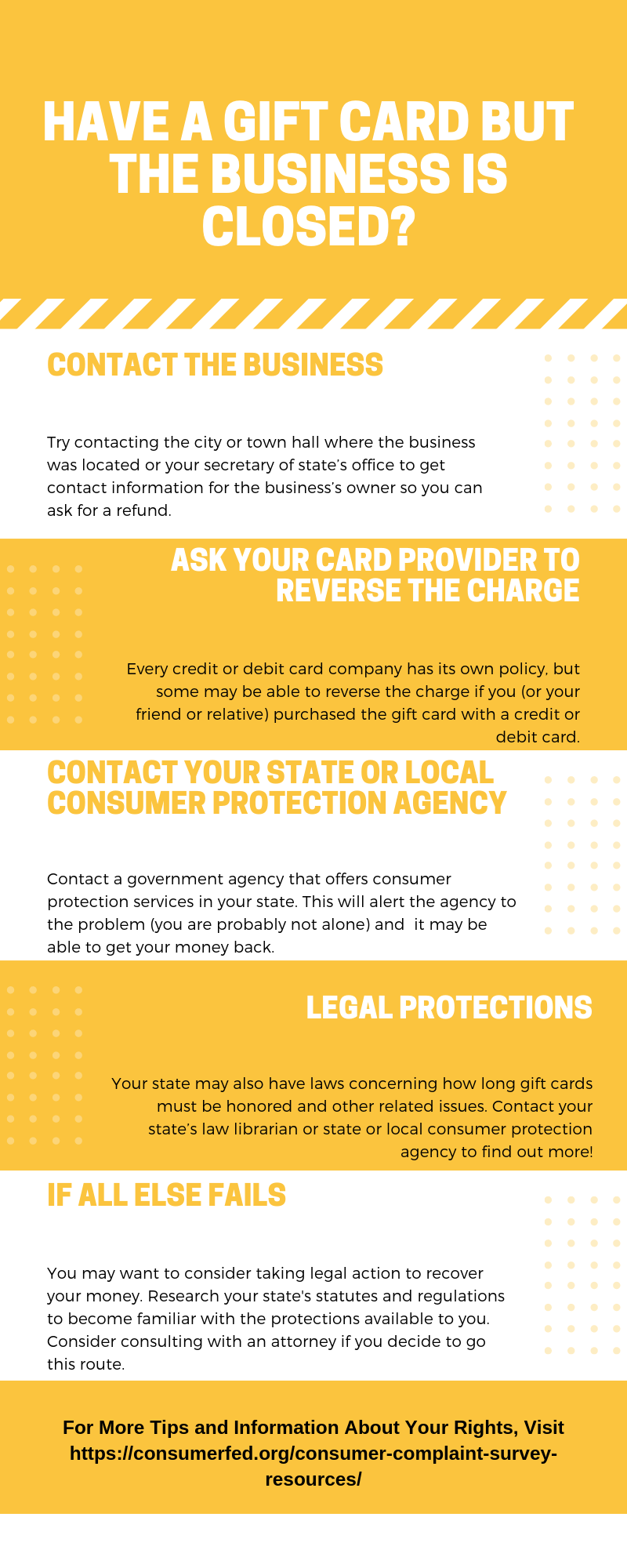 Gift Cards Risks And Protections When A Business Closes