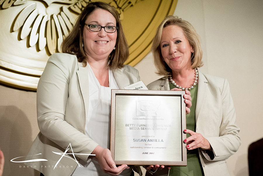 Betty Furness Consumer Media Service Award - Susan Antilla