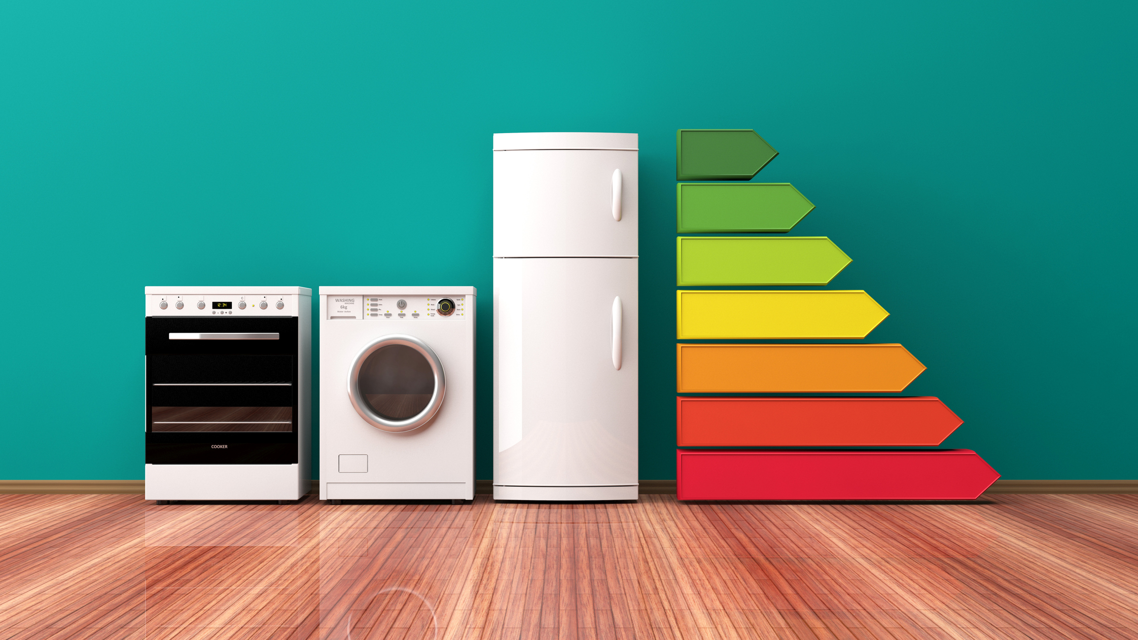home-appliances-and-energy-efficiency-rating-3d-illustration